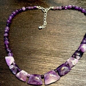 Jay King Sterling Silver Amethyst Necklace.